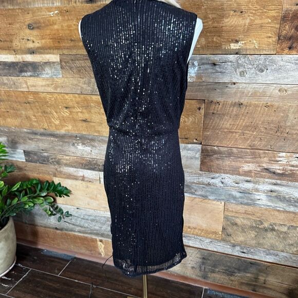 GRACE KARIN V Neck Sleeveless Sexy Ruched Wrap Party Club Cocktail Dresses sz L - Picture 16 of 16